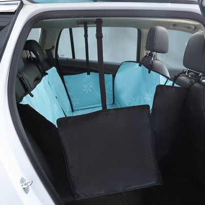 Tapete Protector para Mascotas en Auto - Diseño Impreso Doble Asiento Trasero - Image 38