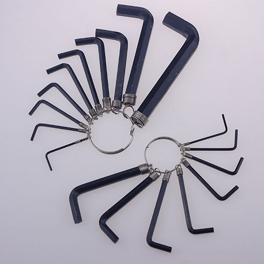 Set de 10 Llaves Allen Hexagonales Galvanizadas para Bicicleta - Image 5