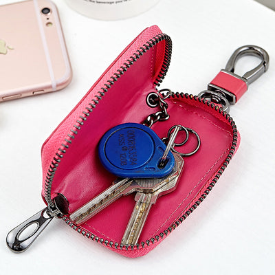 Estuche para Llaves de Cuero Tejido para Hombre - Image 3