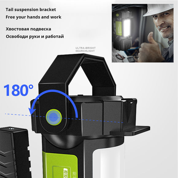 Linterna LED Portátil Multifunción de Alta Potencia