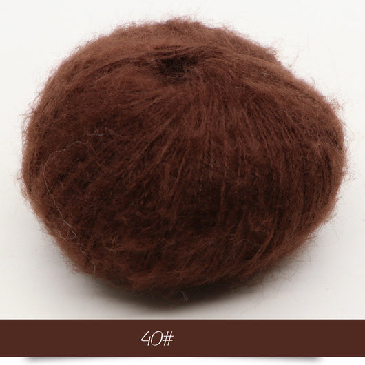 Suéter y chal de mohair para bebé con detalle de tejido - Image 47