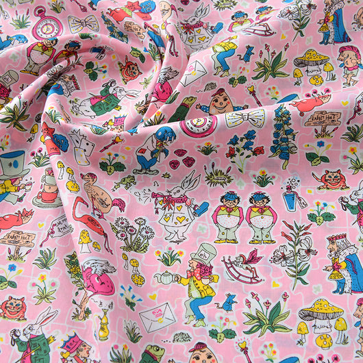 Tela de Algodón Estampada con Dibujos para Ropa Infantil de Verano