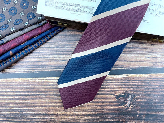 Corbata Retro Naranja Rojo Rayas Clásicas 8CM para Hombre - Image 31