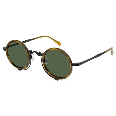 Gafas de Sol Polarizadas Retro Circulares Estilo República - Image 9