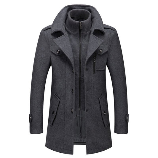 Chaqueta de Lana Térmica para Hombre - Protección Contra el Frío