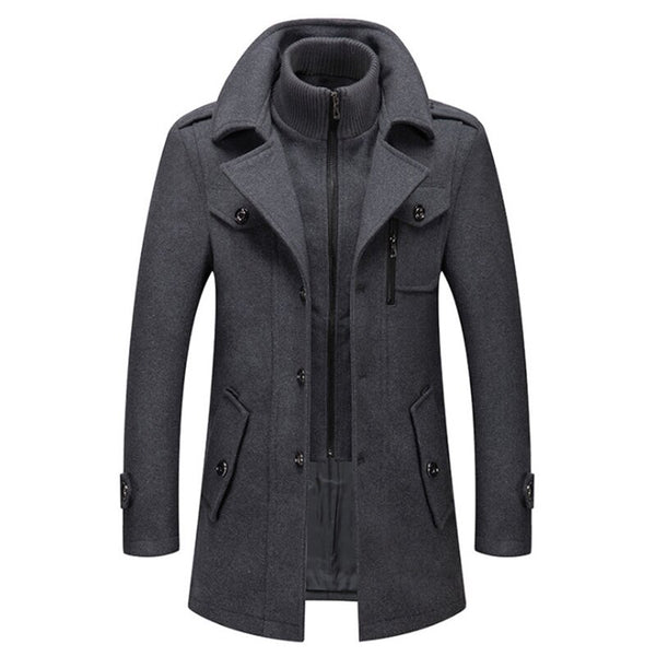 Chaqueta de Lana Térmica para Hombre - Protección Contra el Frío