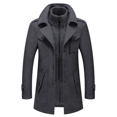Chaqueta de Lana Térmica para Hombre - Protección Contra el Frío