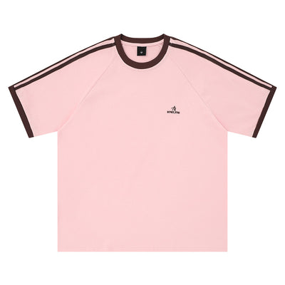 Playera Raglan a Rayas para Hombre - Estilo Urbano Minimalista - Image 30