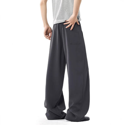 Pantalones Casuales de Corte Elegante con Detalles de Costura para Hombre - Primavera y Verano - Image 4