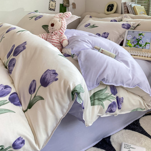Funda Nórdica de Algodón Lavado para Cama de Estudiante - Image 20