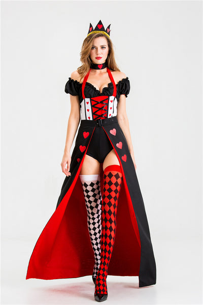 Disfraz de Reina de Corazones - Uniforme Elegante para Halloween - Image 4