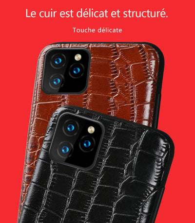 Funda de Cuero Premium para iPhone - Protección Empresarial Antigolpes - Image 11