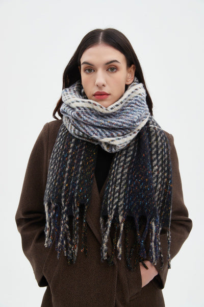 Pañuelo Degradado con Borlas Estilo Europeo y Americano - Image 24