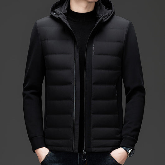 Chaqueta Acolchada de Plumón de Pato con Capucha - Image 6
