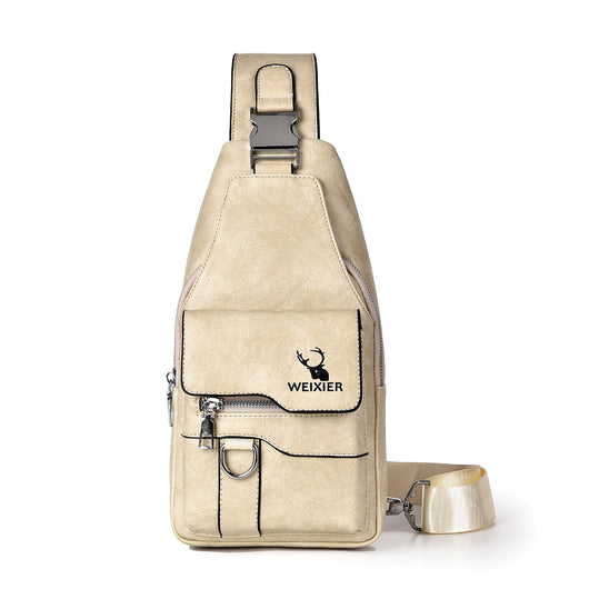 Bolsa de Pecho Retro para Hombre - Gran Capacidad Impermeable - Image 6