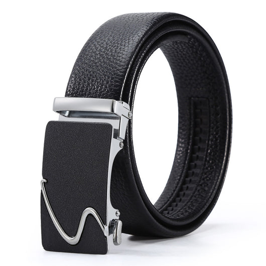 Cinturón de Cuero para Hombre con Hebilla Automática - Image 21