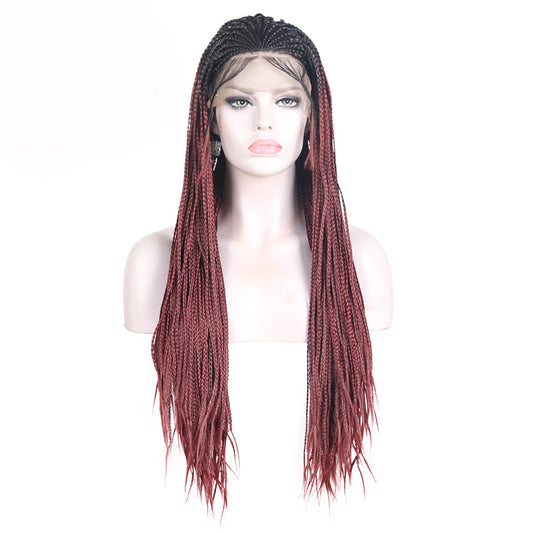 Trenzas Africanas de Tres Hebras Efecto Desgastado