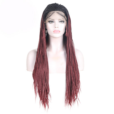 Trenzas Africanas de Tres Hebras Efecto Desgastado
