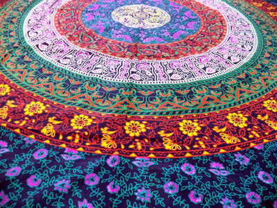 Tapiz Mandala Indio Grande - Decoración Bohemia - Image 3