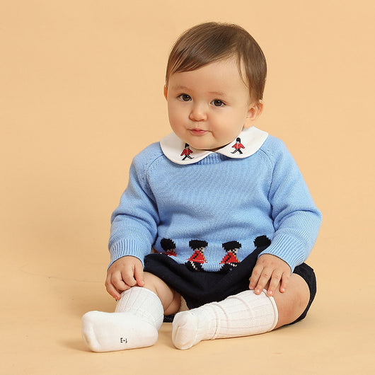 Suéter Tejido con Cuello Redondo para Niños - Image 4