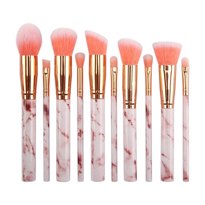 Set de 10 Brochas de Mármol para Maquillaje Profesional - Image 9