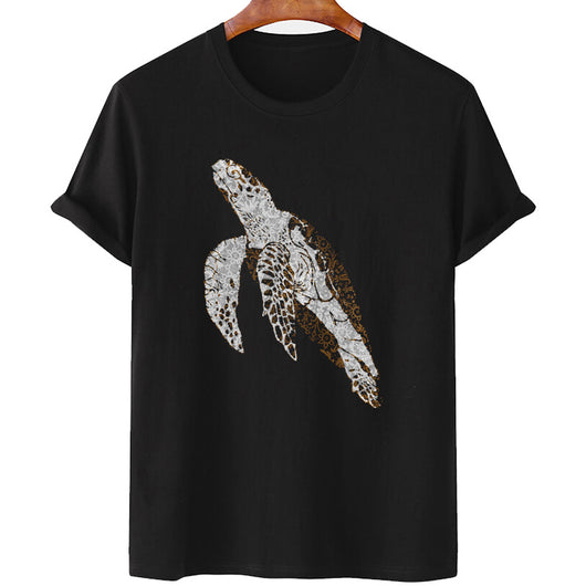 Playera Tortuga Marina Estilo Transfronterizo