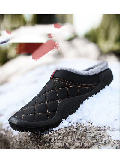 Pantuflas Térmicas de Algodón para Hombre con Suela Gruesa - Image 11