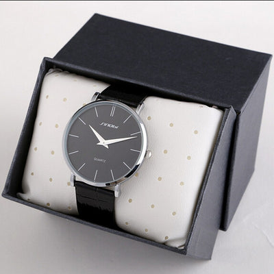 Reloj de Cuero para Hombre Estilo Coreano Retro - Cuarzo Resistente al Agua
