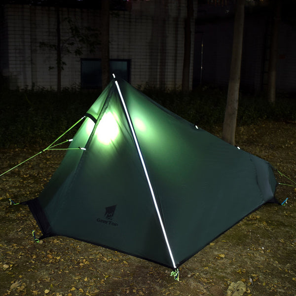Carpa de Camping sin Postes con Apertura Lateral - Set Completo