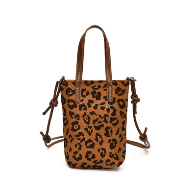 Bolsa Crossbody Retro Leopardo Otoño Invierno - Bandolera Ante Versátil para Teléfono - Image 8