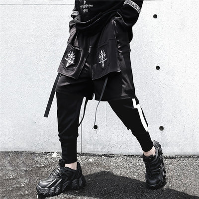 Pantalones Sueltos Efecto Dos Piezas - Diseño Moderno Noveno - Image 19