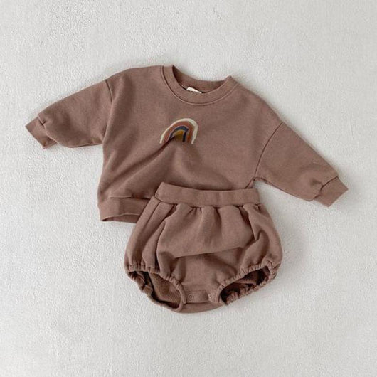 Conjunto Infantil de Manga Larga y Shorts - Image 6