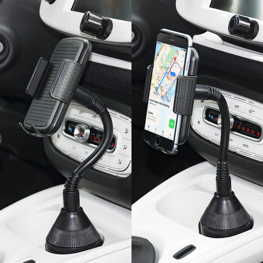 Soporte Dual para Auto - Portavasos y Sujetador de Celular - Image 3