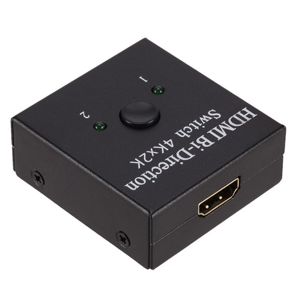 Distribuidor HDMI 2 en 1 4K - Divisor de Video HD para Múltiples Pantallas