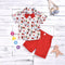Conjunto de Ropa Navideña para Niño con Estampado de Moño
