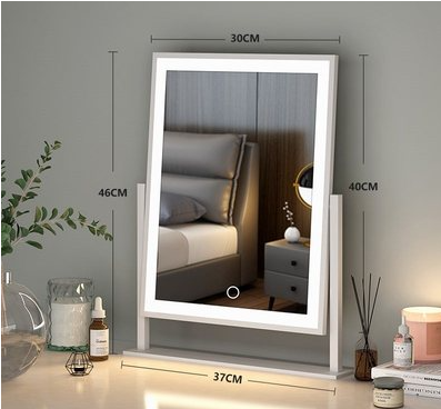 Espejo de Maquillaje Vertical con Luz LED para Dormitorio - Image 6
