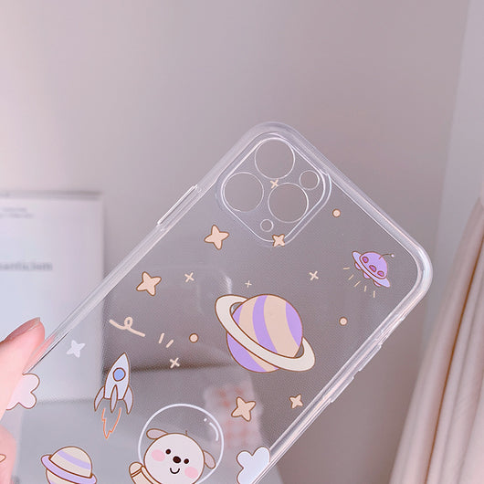 Funda para iPhone con Diseño Láser Perro Espacial - Image 3