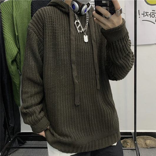 Sudadera Hoodie Retro Coreana Oversized con Tejido Grueso - Image 4