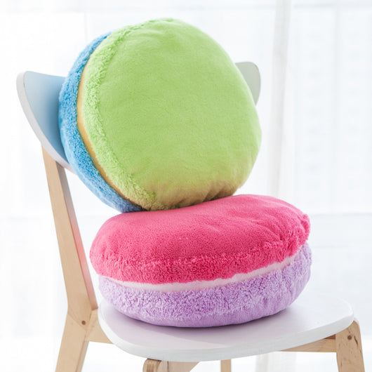 Almohada Decorativa Redonda Diseño Macaron Francés - Image 2