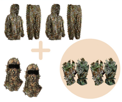 Gorro de Camuflaje Hojas Táctica - Image 6