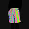 Shorts Reflectantes Multicolor para Deportes y Actividades Urbanas