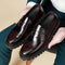 Zapatos de Cuero Artesanal con Detalles Texturizados para Hombre