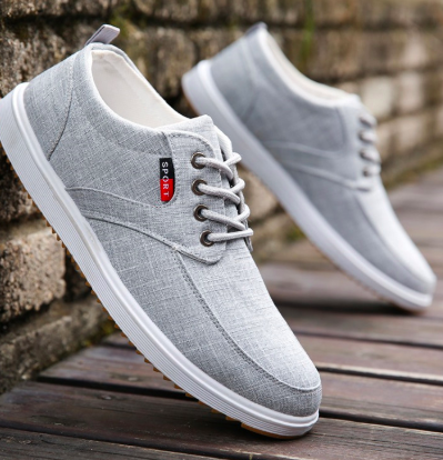 Zapatos de Lona con Cordones para Hombre - Cómodos y Transpirables - Image 7