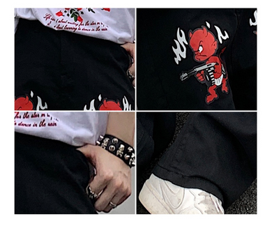 Jeans Casuales Holgados con Estampado para Hombre - Image 15