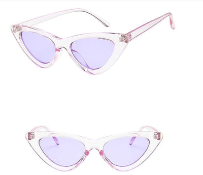Retro cat-eye sunglasses with a tortoiseshell frame and dark lenses, ideal for a stylish, vintage look. - Image 11