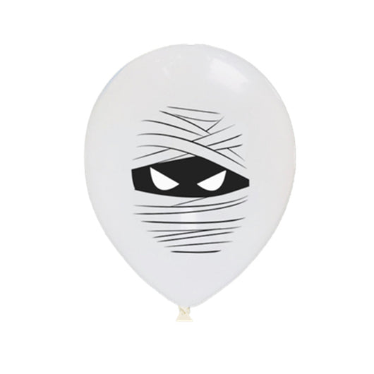 Juego de 10 Globos de Látex con Diseños de Halloween - Image 2