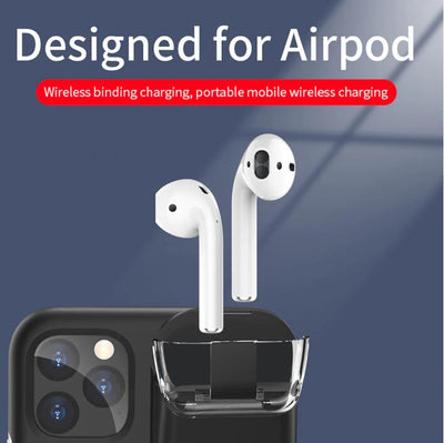 Funda Protectora Negra con Borde para Estuche de Carga AirPods Compatible con Apple - Image 13