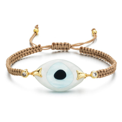 Pulsera Tejida a Mano con Ojo de Demonio Turco en Resina - Image 45