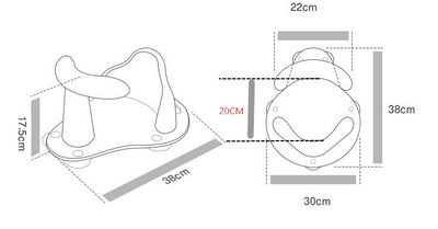 Silla de Baño Infantil Antideslizante con Soporte de Seguridad - Image 9
