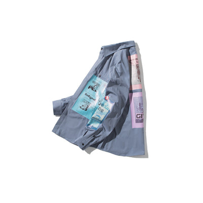 Camisa Estampada de Manga Larga para Hombre - Diseño Moderno y Personalizado - Image 4